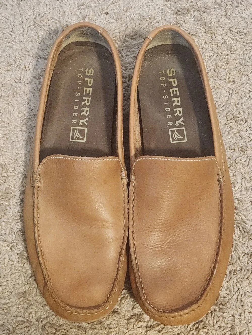 Sperry Tan Leather Loafers